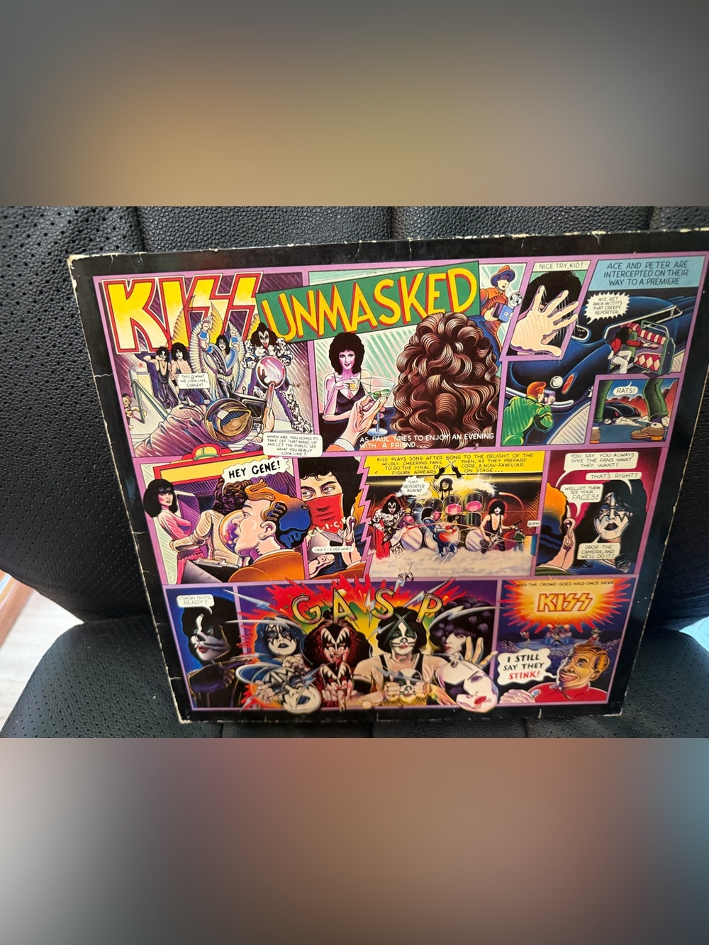 KISS Unmasked LP Casablanca 12" 33 RPM Black Vinyl Record Album 6302 032